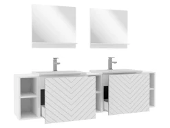 Badeværelsessæt Comfivo Delphinus IV (Hvid)