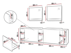 Badeværelsessæt Comfivo Delphinus IV (Hvid)