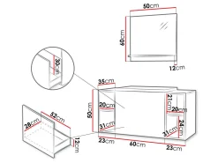 Badeværelsessæt Comfivo Delphinus IX (Hvid)