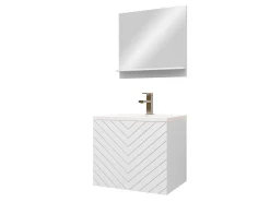 Badeværelsessæt Comfivo Delphinus (Hvid)