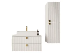 Badeværelsessæt Panium (Hvid)