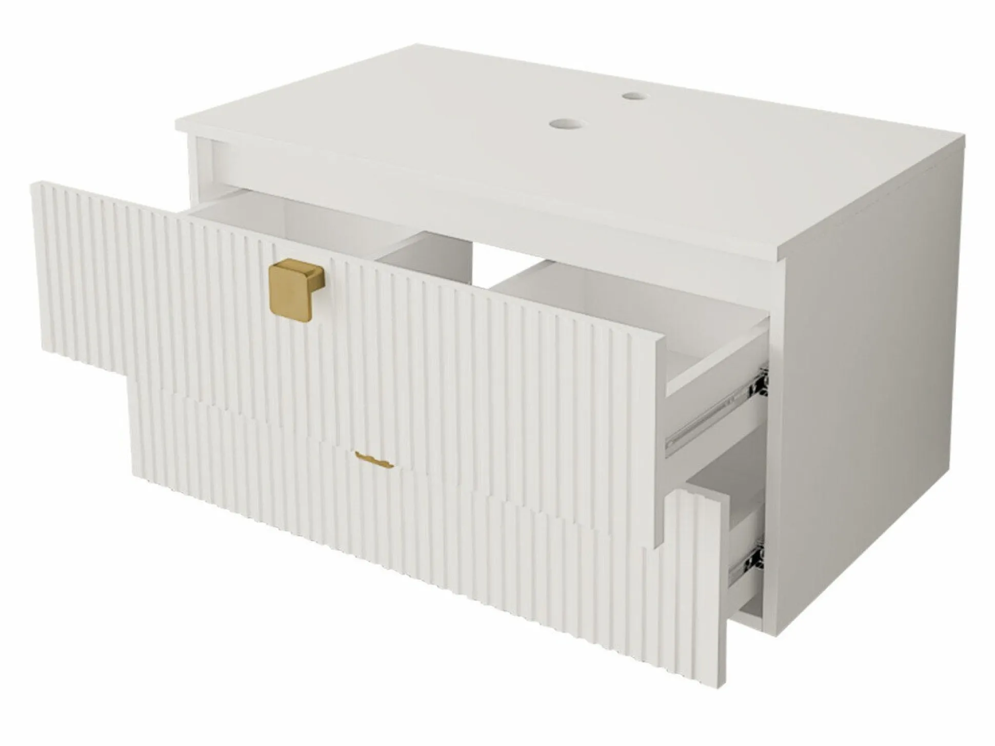 Badeværelsessæt Panium I (Hvid)