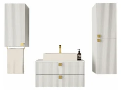 Badeværelsessæt Panium II (Hvid)