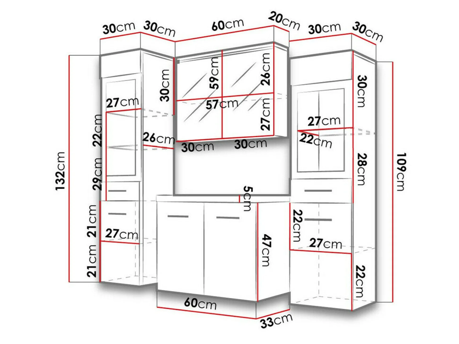 Badeværelsessæt Scientia III (Bodega)