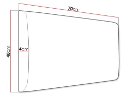 Blødt vægpanel Comfivo Ovis IV (Manila 09) (70x40)