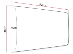 Blødt vægpanel Comfivo Ovis III (Manila 09) (50x30)