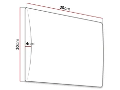 Blødt vægpanel Comfivo Ovis II (Manila 11) (30x30)
