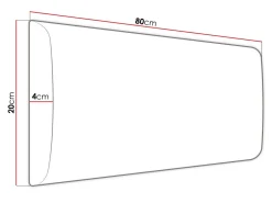 Blødt vægpanel Comfivo Ovis VI (Manila 11) (80x20)