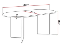 Bord Comfivo Fungus (Beige)