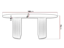 Bord Comfivo Ulma (Valnød)