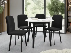 Bord Edmond 112 (Hvid + Sort)