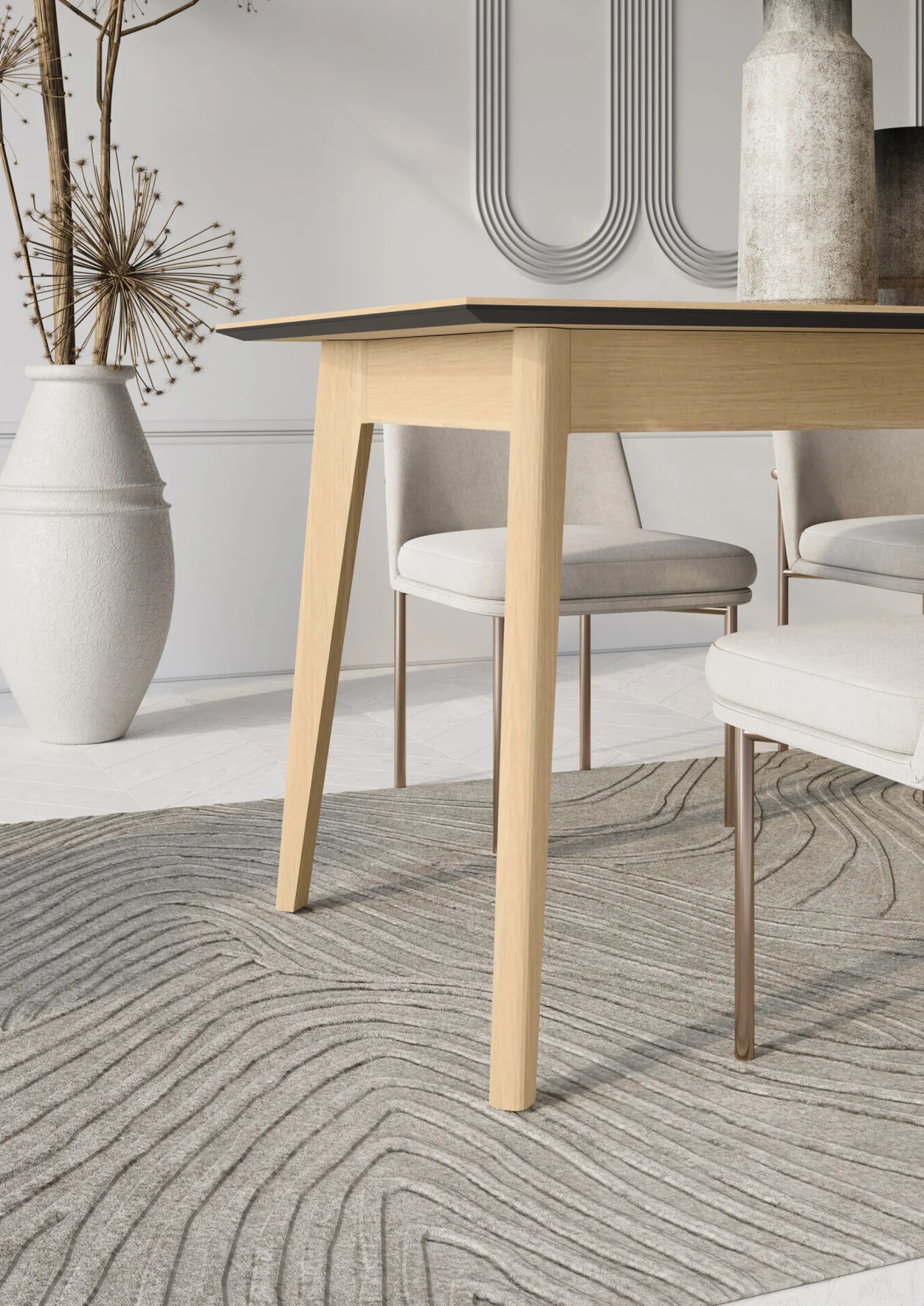 Bord Fresno 174 (Lys eg)