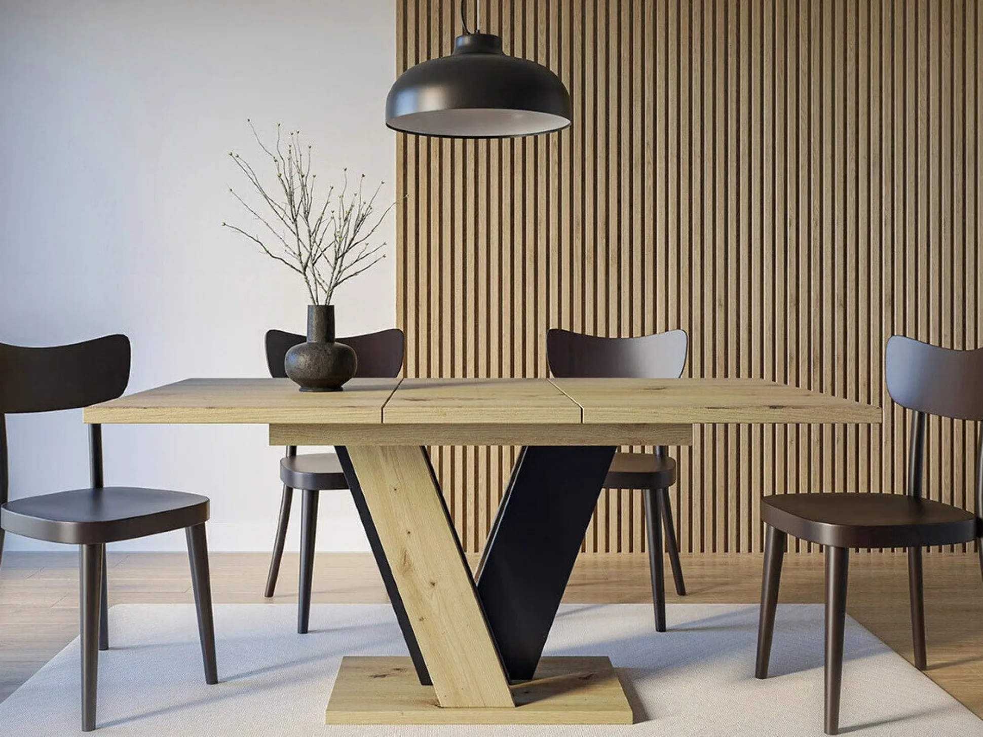 Bord Goodyear 125 (Artisan eg + Sort)