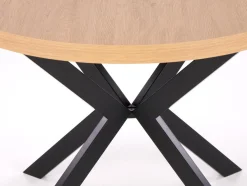 Bord Houston 1495 (Gylden eg + Sort)