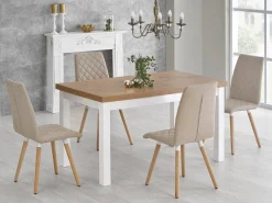 Bord Houston 559 (Lancelot eg + Hvid)