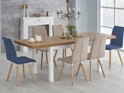 Bord Houston 559 (Lancelot eg + Hvid)