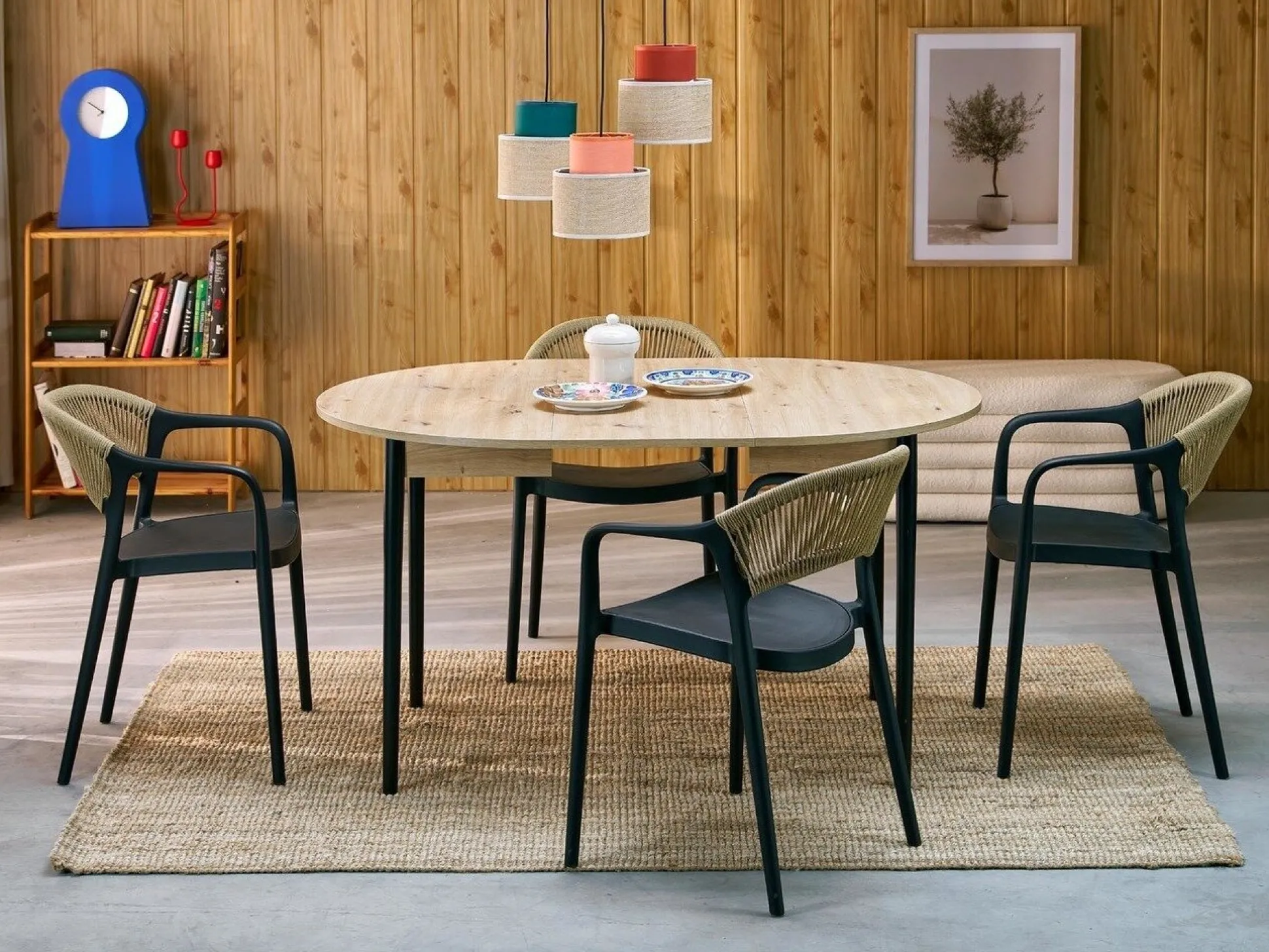 Bord Houston 1990 (Sort + Artisan eg)