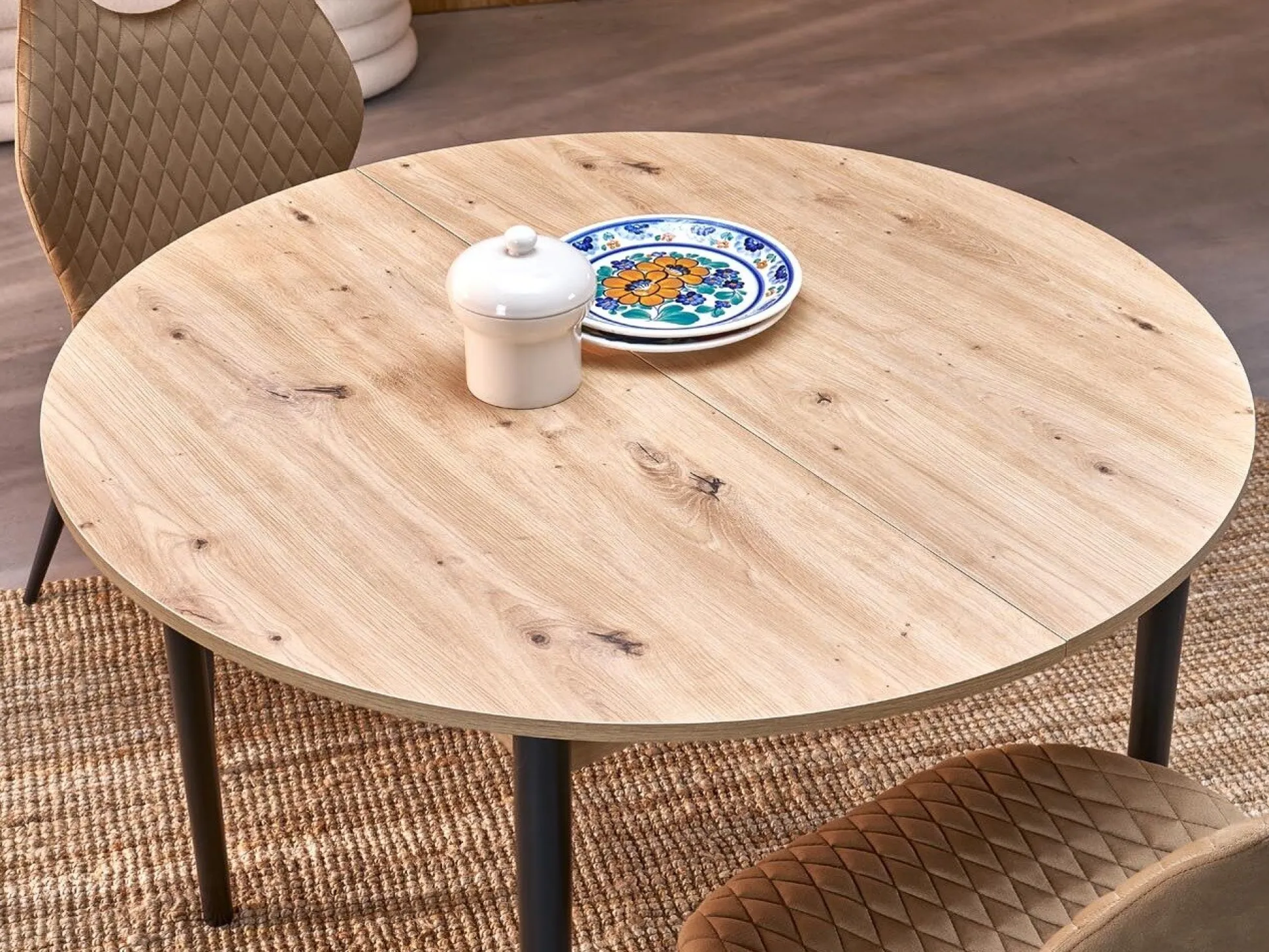 Bord Houston 1990 (Sort + Artisan eg)