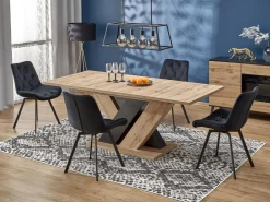 Bord Houston 2091 (Wotan eg + Sort)