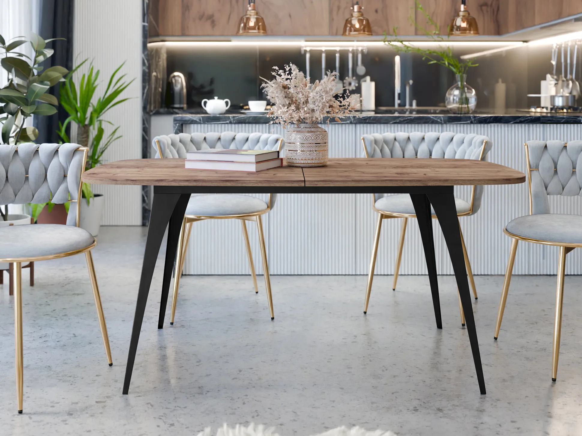 Bord Oswego 131 (Craft gylden eg)