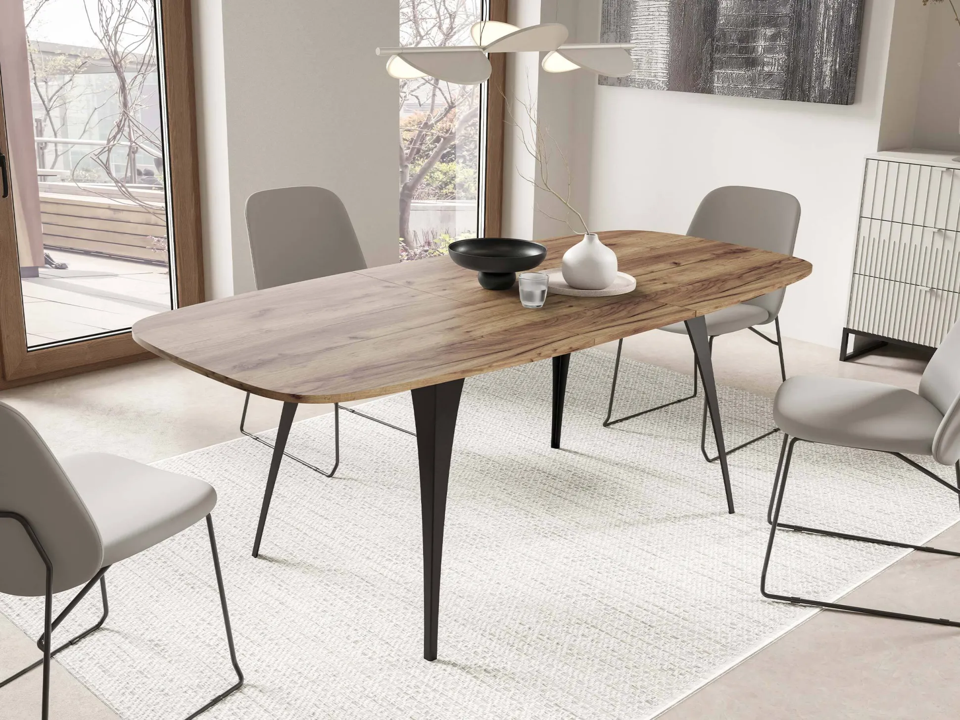 Bord Oswego 131 (Craft gylden eg)