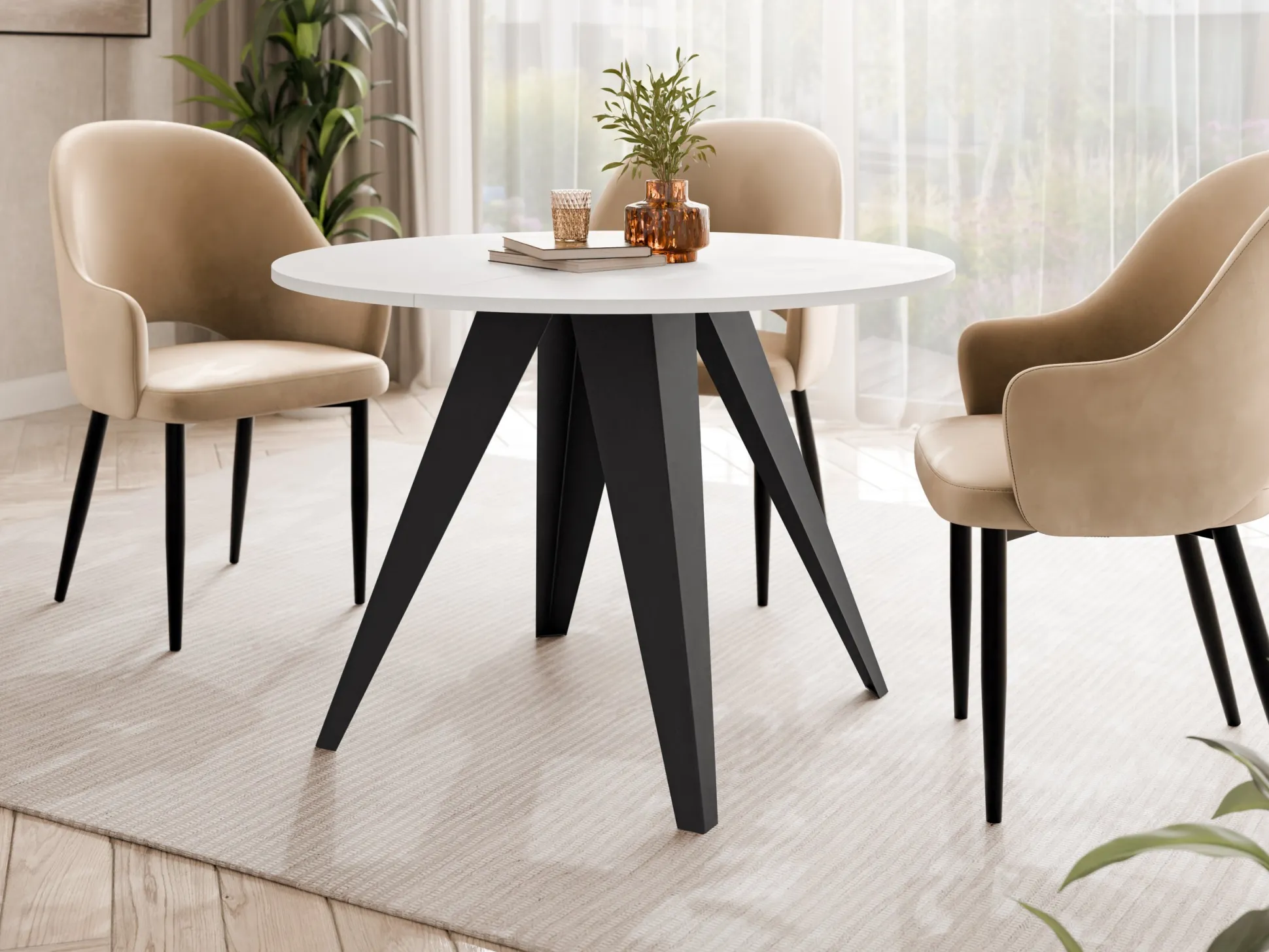 Bord Oswego 175 (Hvid)