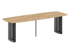 Bord Oswego 164 (Hvid marmor)