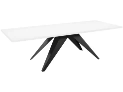 Bord Oswego 113 (Sort + Hvid)