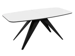 Bord Oswego 115 (Sort + Hvid)