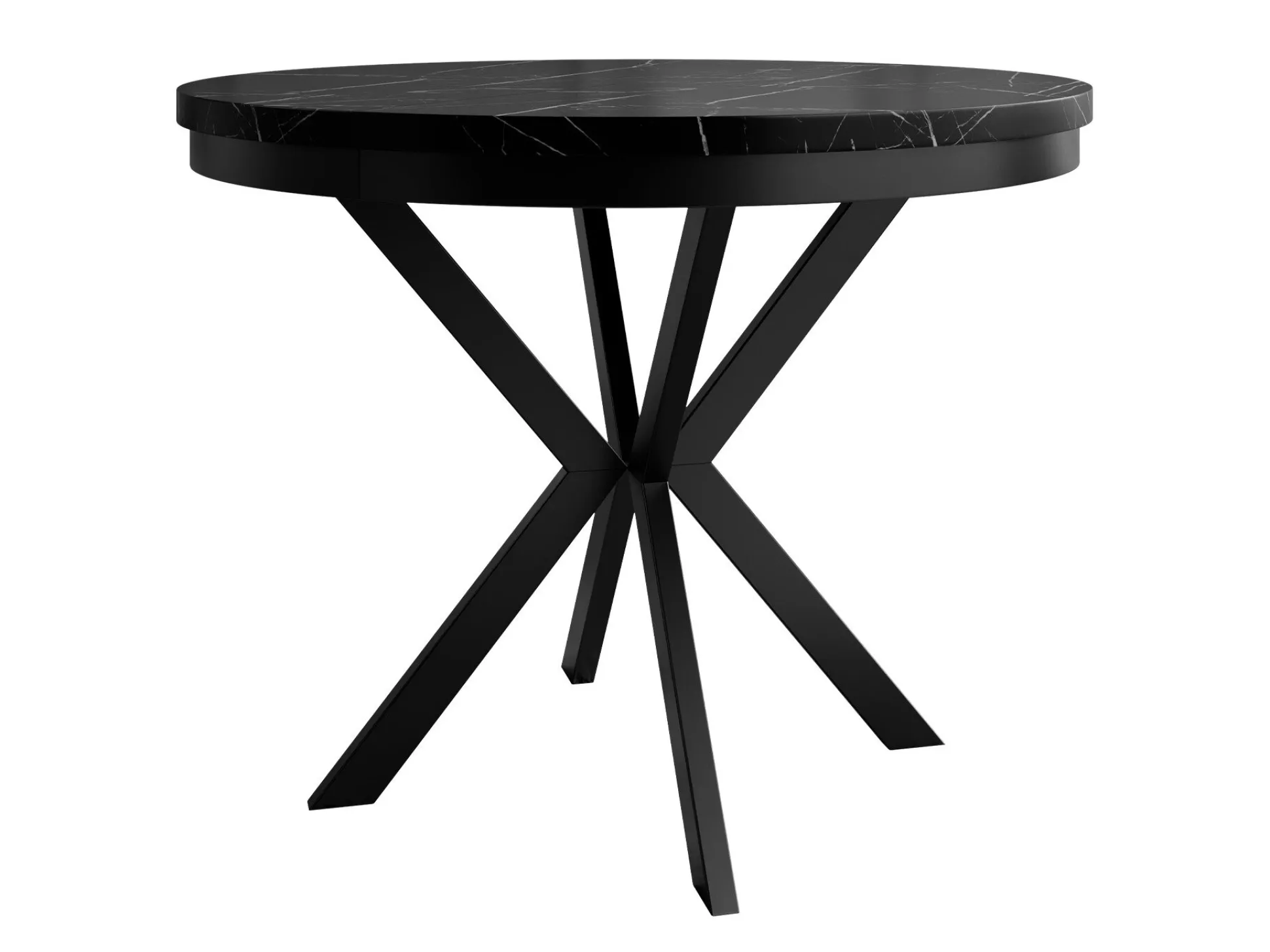 Bord Oswego 157 (Sort marmor)