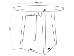 Bord Racine 117 (Brun)