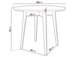 Bord Racine 123 (Brun)