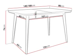 Bord Racine 122 (Brun)