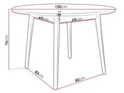 Bord Racine 133 (Sort)