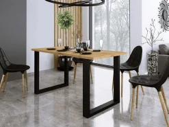 Bord Tucson 136 (Artisan eg + Sort)