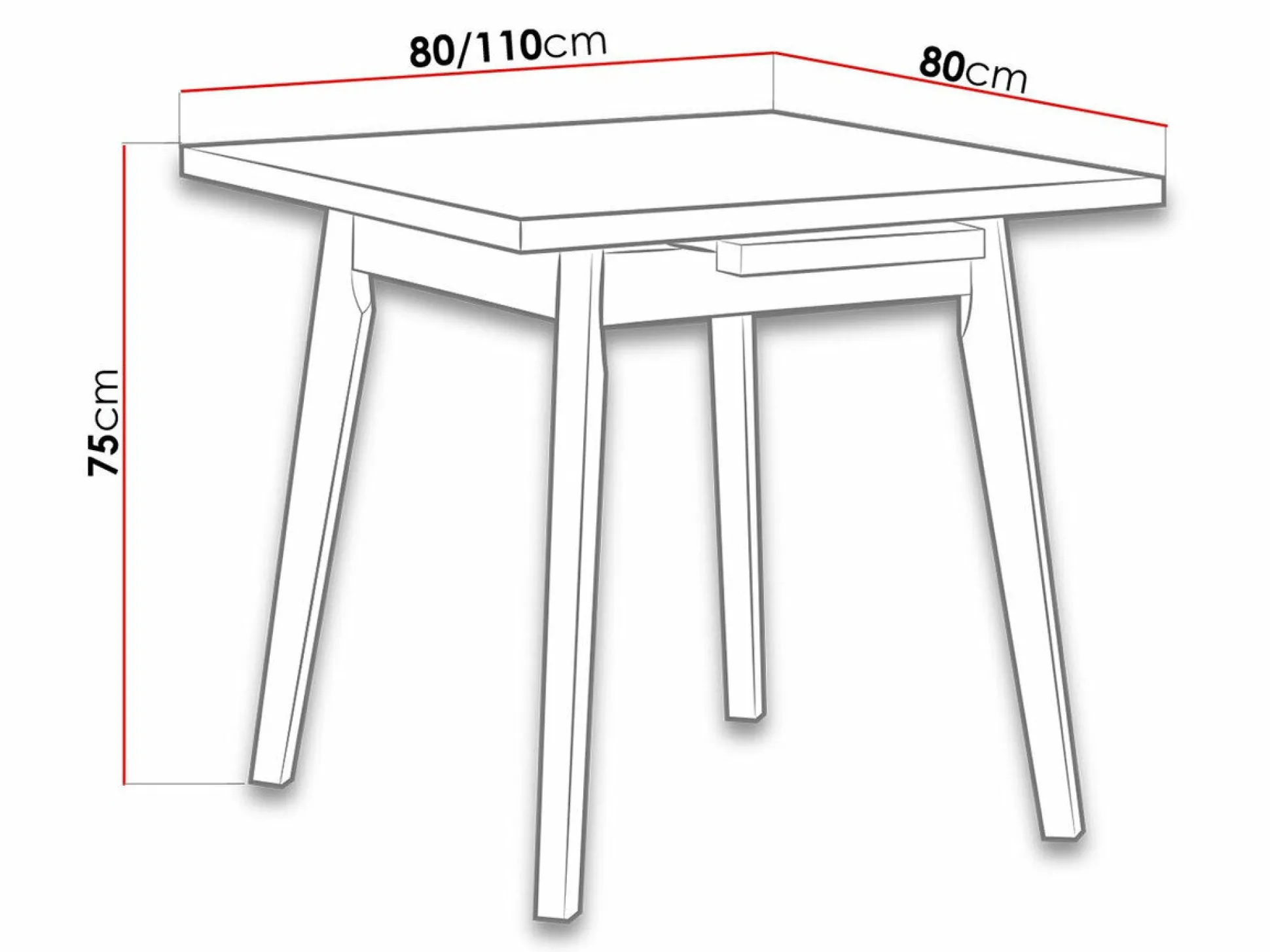 Bord Victorville 183 (Hvid)