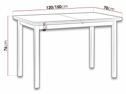 Bord Victorville 117 (Hvid)