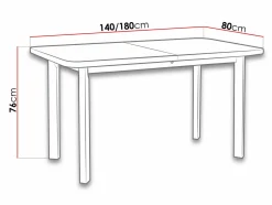 Bord Victorville 133 (Hvid)