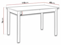 Bord Victorville 116 (Hvid)