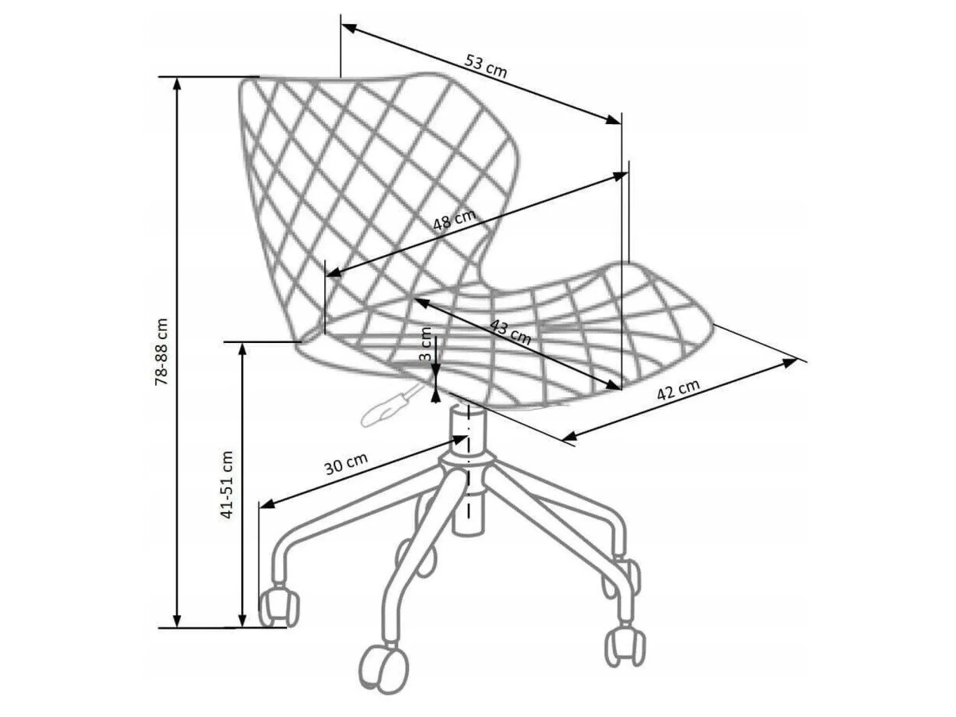 Børnestol Houston 991 (Lyserød)