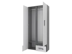 Børneværelsessæt Aviseve 107 (Antracit + Hvid)