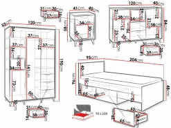 Børneværelsessæt Domvera 116