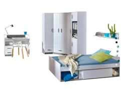 Børneværelsessæt Lorlare 120 (Hvid + Grå)