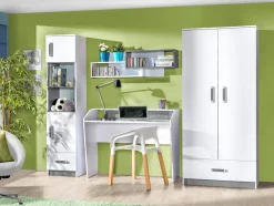 Børneværelsessæt Lorlare 100 (Hvid + Grå)