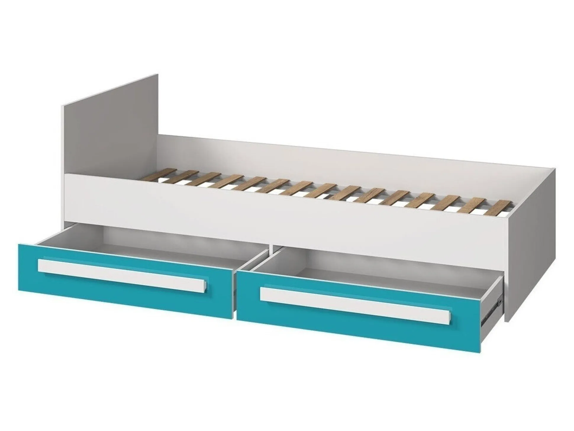 Børneværelsessæt Merevari 108 (Hvid + Glansfuld hvid + Grå)