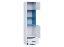 Børneværelsessæt Sorviru 107 (Hvid + Turkis)