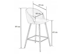 Counterstol Houston 881 (Mørkegrøn + Sort)