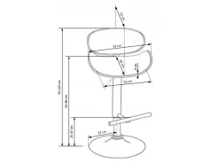 Counterstol Houston 517 (Nød + Fløde + Sølv)