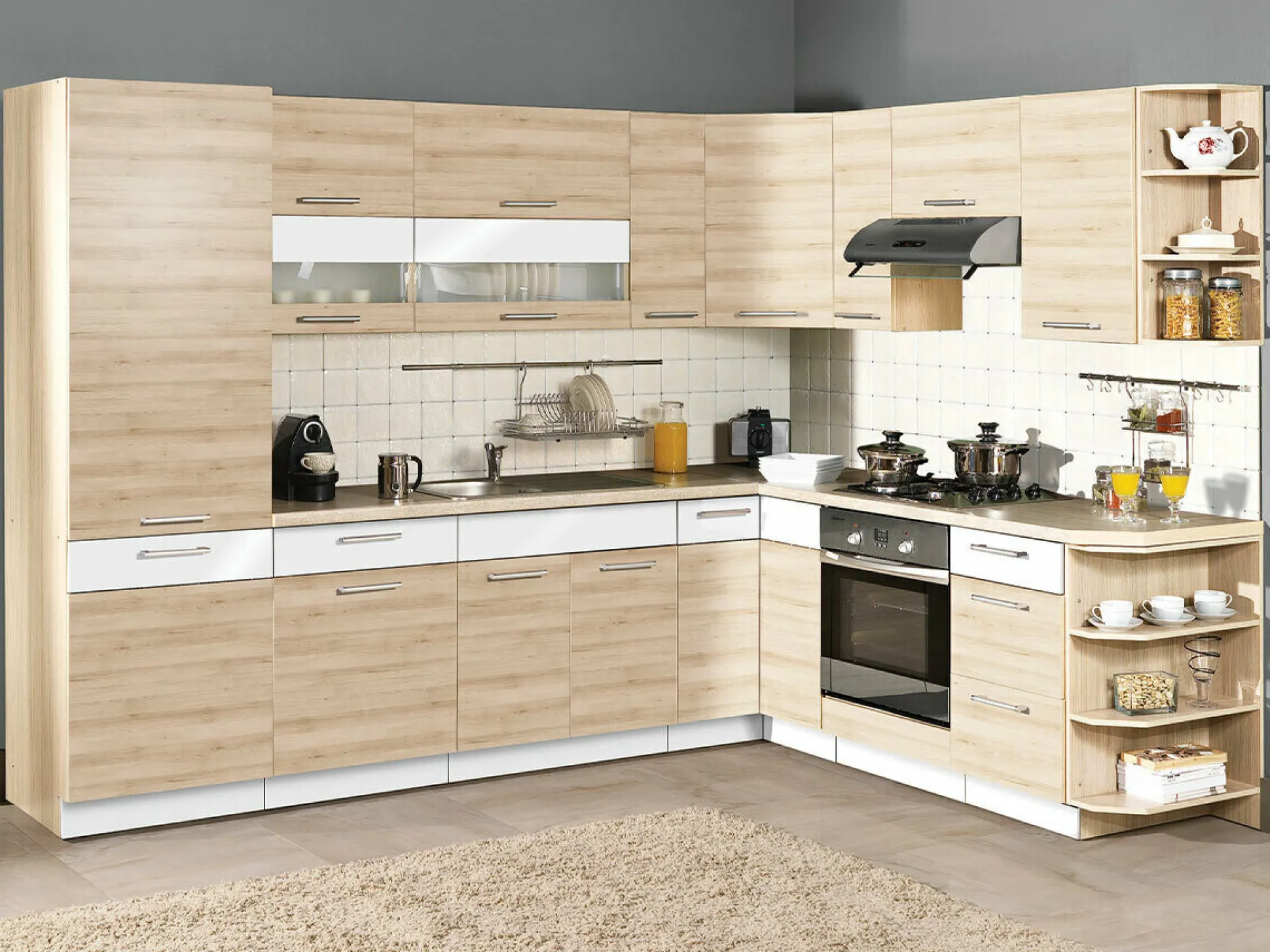 Dør til opvaskemaskine Mode Beech 122