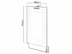 Dør til opvaskemaskine Retro White 146